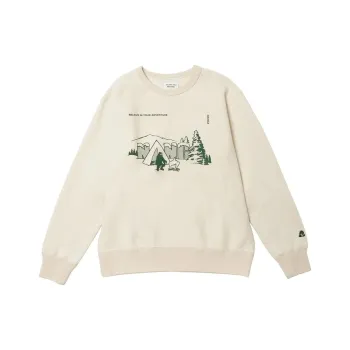 NANGA TACOMA FUJI RECORDS Collaboration Sweatshirts Unisex White