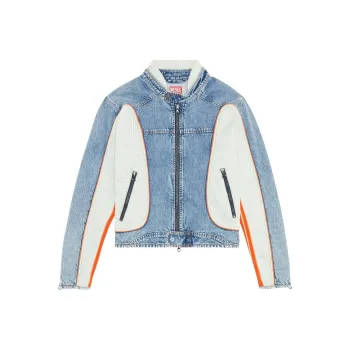 DIESEL Jackets Men Light Blue