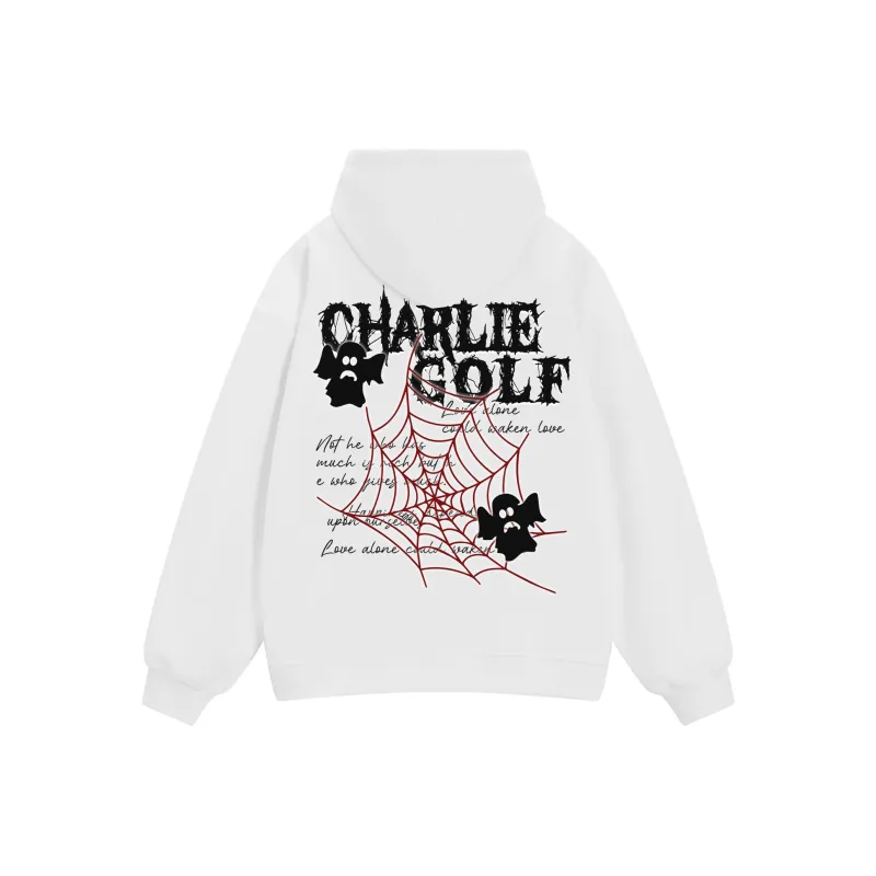 CHARLIE GOLF Sweatshirt Unisex White-0