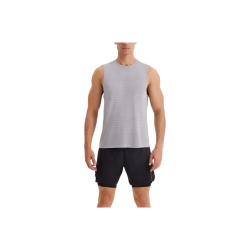 DECATHLON 500 Series Tank Top Men's Silver Gray