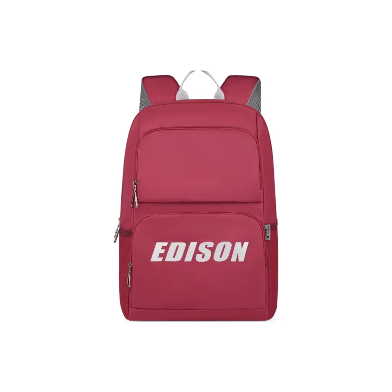 EDISON School Travel Nylon Backpack Unisex Multicolor-10