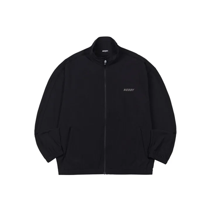 NERDY Waterproof, Quick Dry, Windproof Windbreaker Jacket Unisex Black-0