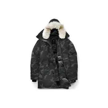 Canada Goose Black Mark Winter Down Jacket Men's Black Camouflage
