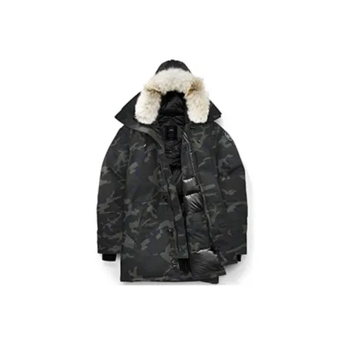 Canada Goose Black Mark Winter Down Jacket Men's Black Camouflage