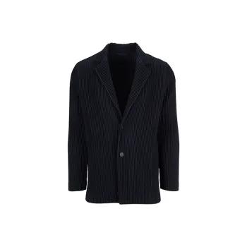 Homme Plissé Issey Miyake Business Suits Coats Men's Dark Blue