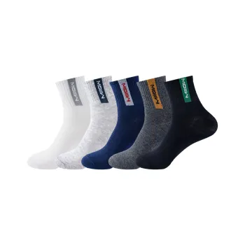 MIIOW Mid Calf Socks Men's 5 Pack