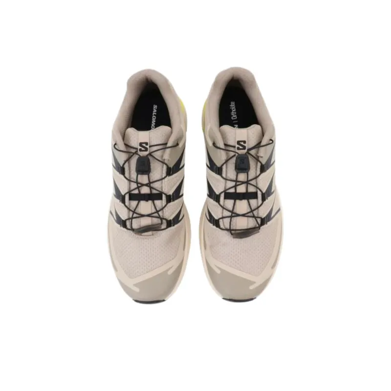 SALOMON XT EVR Anti Slip Wear Resistant Low Top Casual Running Shoes Men's Beige-4
