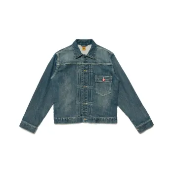 HUMAN MADE Denim Jackets Men Blue