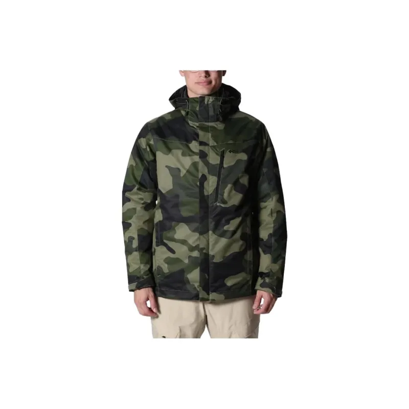 Columbia Windbreaker Jackets Men Army Green-0