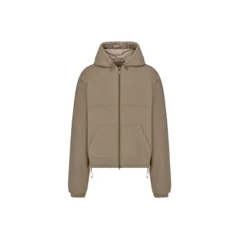 DIOR Logo Embroidered Zip Up Jacket