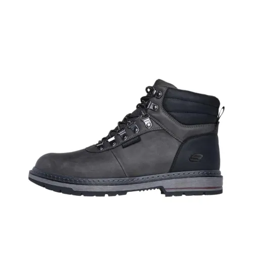 Skechers Relaxed Fit Outdoor Boots Men Black