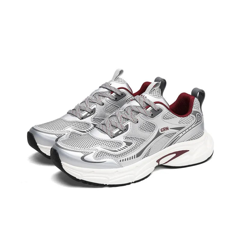 K bird Cushioning, Slip Resistant, And Abrasion Resistant Low Top Chunky Sneakers Men's-8