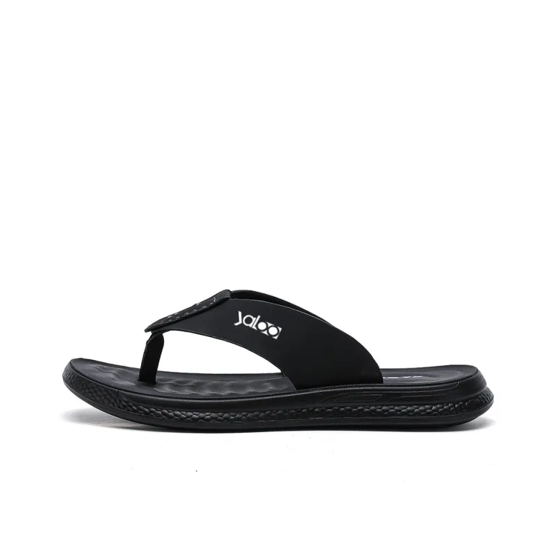 Yalu Preferred EVA Leather Patchwork Flip Flops Men's-0