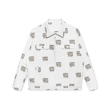 GXG Boyhood Series Jackets Men White Base Multicolor