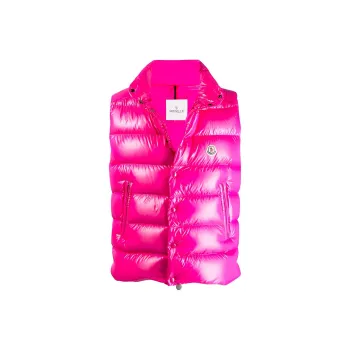 Moncler Tibb Shiny Puffer Vest