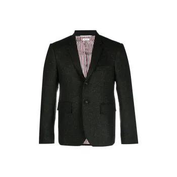 THOM BROWNE Single Breasted Tailored Blazer