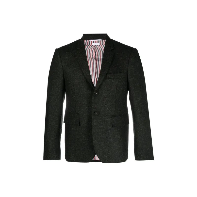THOM BROWNE Single Breasted Tailored Blazer-0