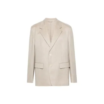PRADA Single Breasted Sleeved Blazer