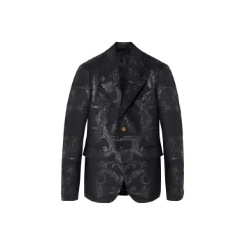 VERSACE Fendace Jacquard Blazer