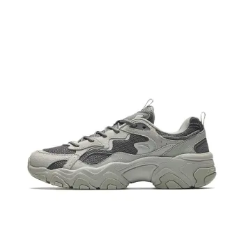 CHAOJIANTA Abrasion Resistant Slip Resistant Low Top Chunky Sneakers Men's Gray