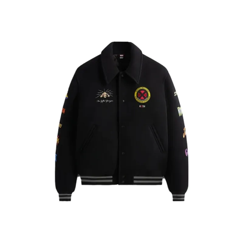 KITH For X Men Wool Varsity Jacket-0
