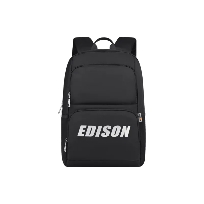EDISON School Travel Nylon Backpack Unisex Multicolor-20