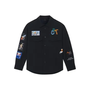 LiNing Denim Jacket Men's Black