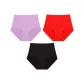 [3 Pack]Light Purple+Red+Black