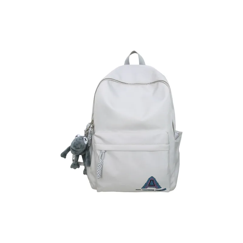 OUZIHUANG Nylon Backpack Regular Unisex Black/Green/Dark Blue/Red/Light Green-12
