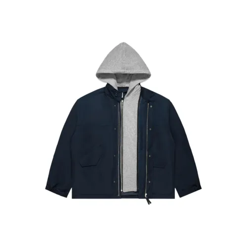 CLOT Life Is A Game Series Jackets Unisex Navy