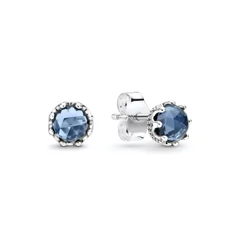 Pandora Stud Earrings Women's Blue