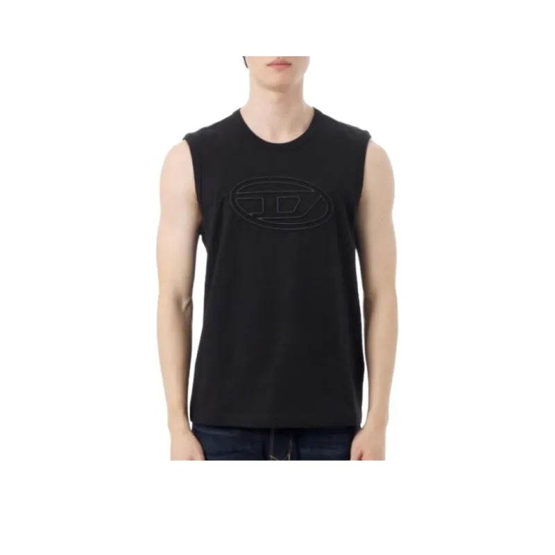 DIESEL T Bisco Bigoval Sleeveless T Shirt-0