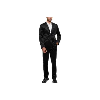 GUESS Fulham Velvet Blazer Business Suits Coats Men's Black