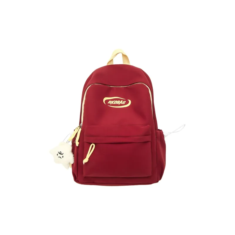 Moonshine Nylon Backpack Unisex Black/White/Red/Blue/Yellow-9
