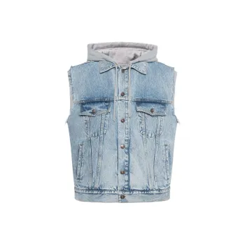 GUCCI Denim Sleeveless Jacket