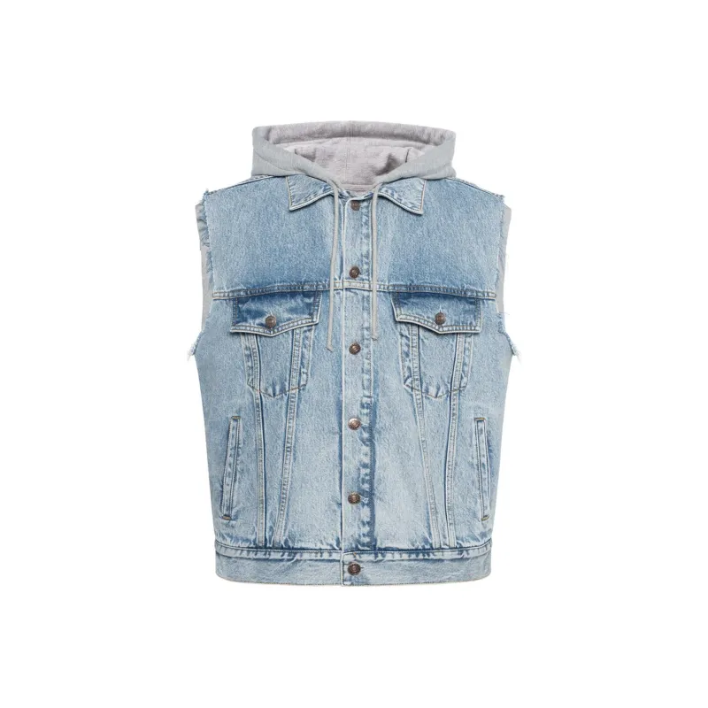 GUCCI Denim Sleeveless Jacket-0