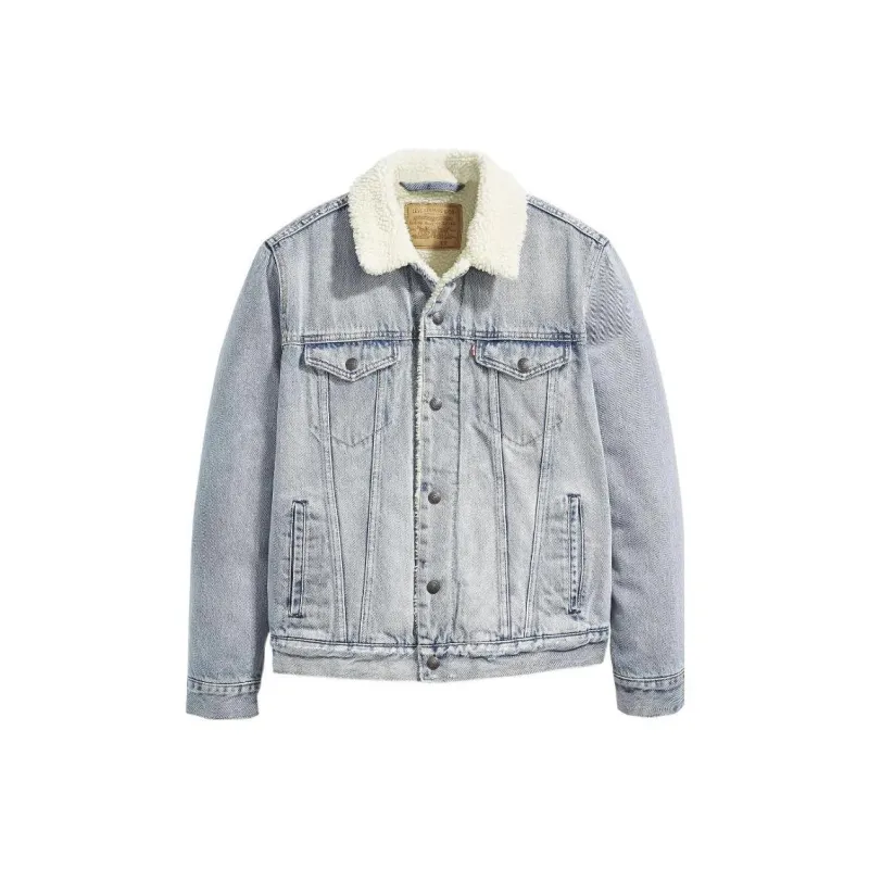 Levis Denim Jackets Men Blue-0