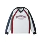 White Heather Gray/Navy Blue/Burgundy