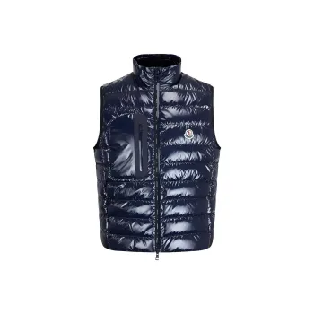 Moncler SS22 Vests Men Dark Blue