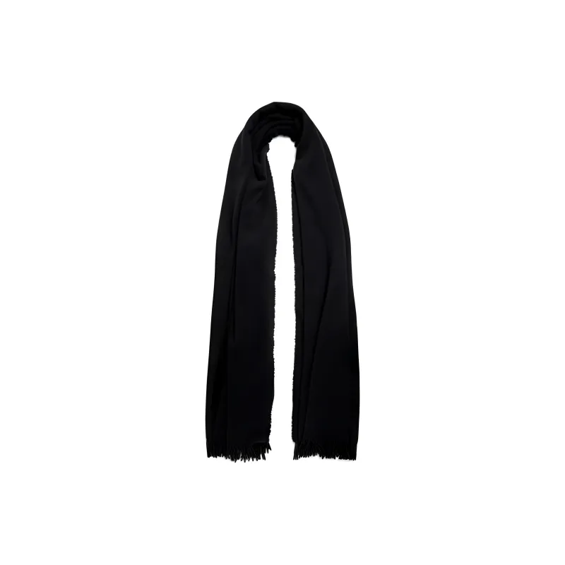 Balenciaga Wool Knit Scarves Women's Black-0