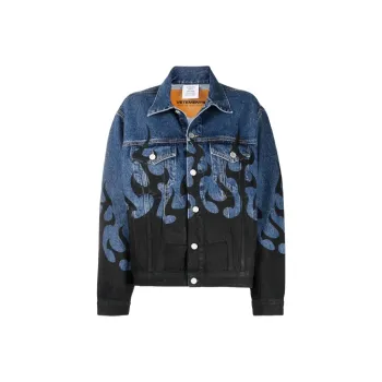 Vetements Denim Jackets Unisex Blue
