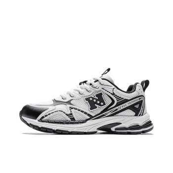 NFL Runner Low Top Casual City Commute Running Shoes Unisex White Black