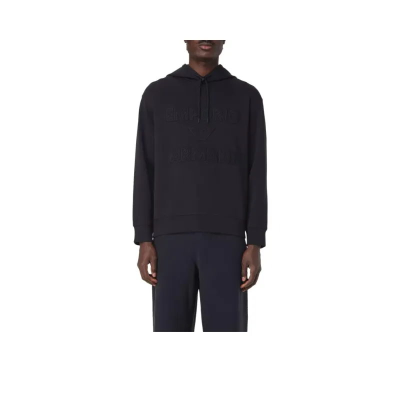 EMPORIO ARMANI Logo appliqué Hoodie-0
