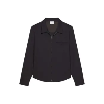 COURREGES Zipped Twill Shirt