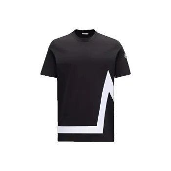 Moncler Logo Printed Crewneck T Shirt