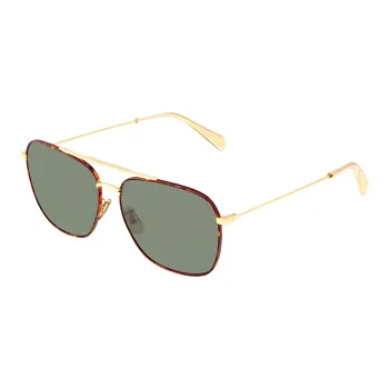 CELINE Metal Aviator Sunglasses Unisex Gold