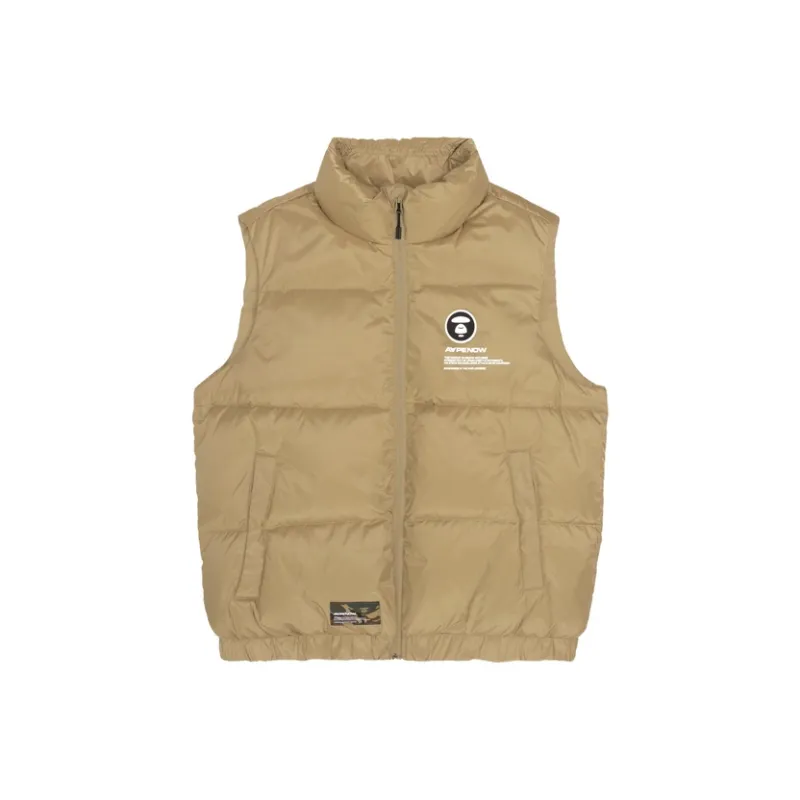 Aape Logo patch Sleeveless Padded Gilet-0