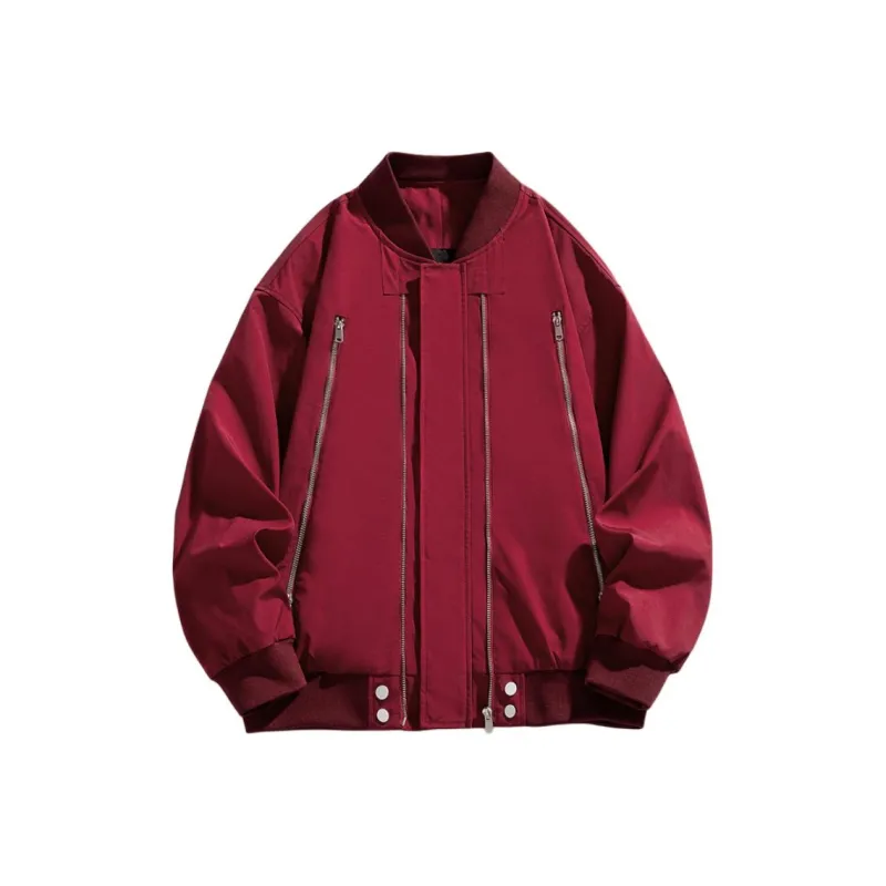 JASONWOOD Jackets Coats Unisex Burgundy-0
