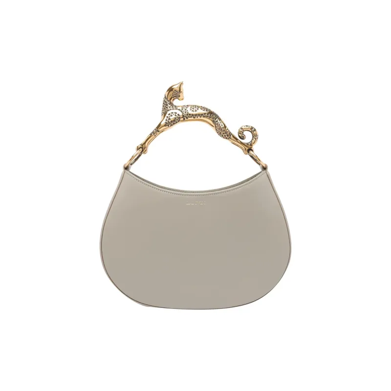 Lanvin Lambskin Handbag Women's Beige-0