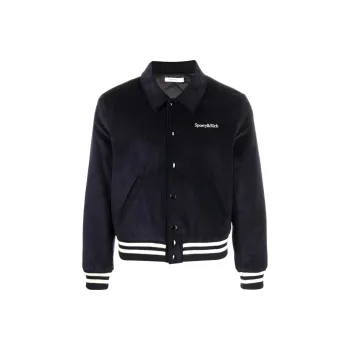 SPORTY & RICH Embroidered logo Bomber Jacket